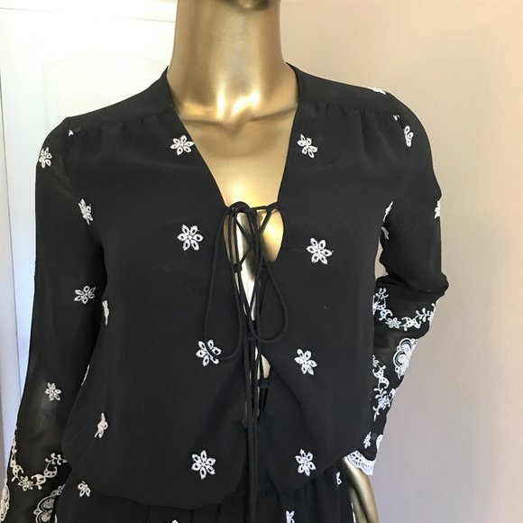 WAYF Embroidered Romper - Picture 5 of 16